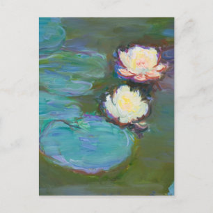 Claude Monet Impressionist Vatten Lillies vykort