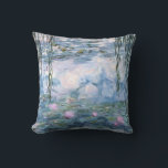Claude Monet Impressionist Water Lillies Painting Kudde<br><div class="desc">Impressionist Landscape Painting by Claude Monet - Classic Masterpieces - Claude Monet's Nature Painting Series - Claude Monet Impressionist Water Lillies Painting</div>