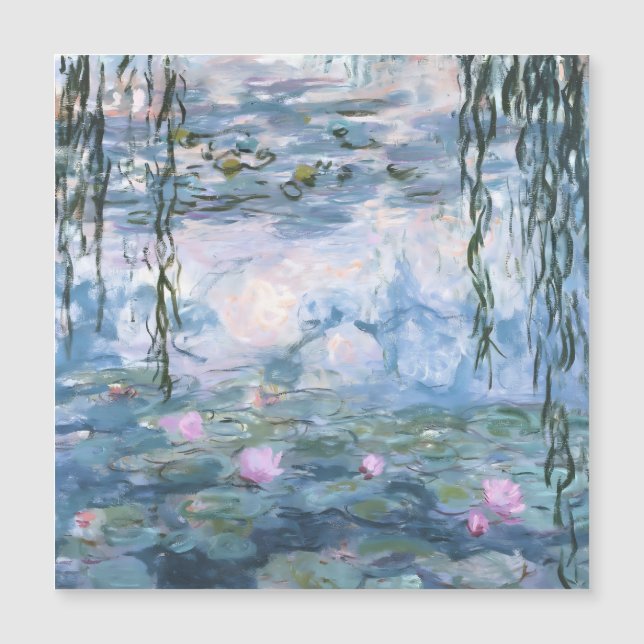Claude Monet Impressionistisk Vattenliljemålning (Framsida)