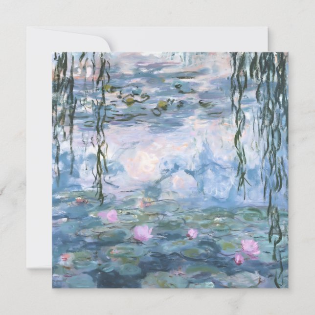 Claude Monet Impressionistisk Vattenliljemålning (Framsida)