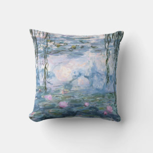 Claude Monet Impressionistisk Vattenliljemålning Kudde