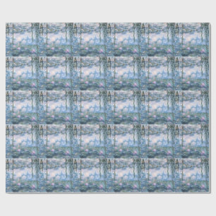 Claude Monet Impressionistisk Vattenliljemålning Presentpapper