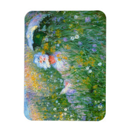 Claude Monet "in the Meadow" Magnet