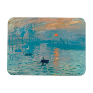 CLAUDE MONET - intryck, soluppgång 1872 Magnet