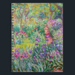 Claude Monet - Iris Garden at Giverny Anteckningsbok<br><div class="desc">The Iris Garden at Giverny / The Artists Garden at Giverny - Claude Monet,  1899-1900</div>