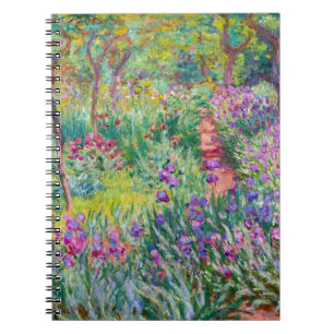 Claude Monet - Iris Garden at Giverny Anteckningsbok