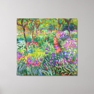 Claude Monet: Iris Garden at Giverny Canvastryck