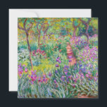 Claude Monet - Iris Garden at Giverny Inbjudningar<br><div class="desc">The Iris Garden at Giverny / The Artists Garden at Giverny - Claude Monet,  1899-1900</div>