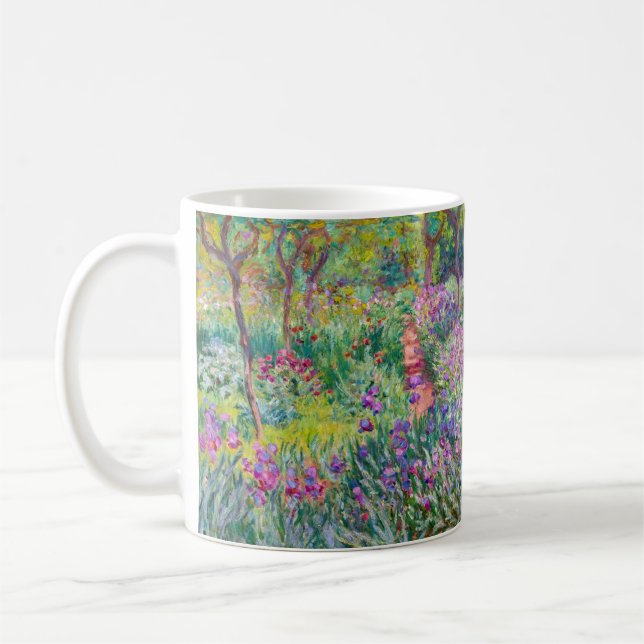 Claude Monet - Iris Garden at Giverny Kaffemugg (Vänster)