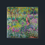 Claude Monet - Iris Garden at Giverny Knapp<br><div class="desc">The Iris Garden at Giverny / The Artists Garden at Giverny - Claude Monet,  1899-1900</div>