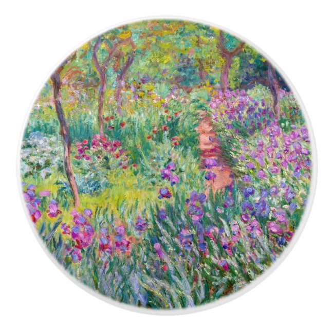 Claude Monet - Iris Garden at Giverny Knopp (Framsidan)