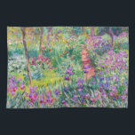 Claude Monet - Iris Garden at Giverny Kökshandduk<br><div class="desc">The Iris Garden at Giverny / The Artists Garden at Giverny - Claude Monet,  1899-1900</div>