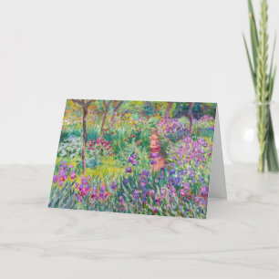 Claude Monet - Iris Garden at Giverny Kort