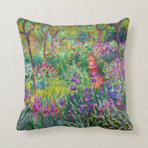Claude Monet: Iris Garden at Giverny Kudde
