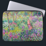 Claude Monet - Iris Garden at Giverny Laptop Fodral<br><div class="desc">The Iris Garden at Giverny / The Artists Garden at Giverny - Claude Monet,  1899-1900</div>