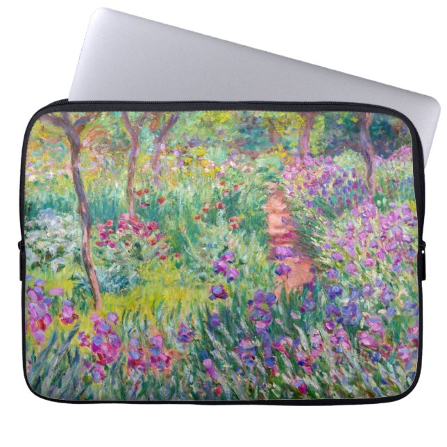 Claude Monet - Iris Garden at Giverny Laptop Fodral (Framsidan)