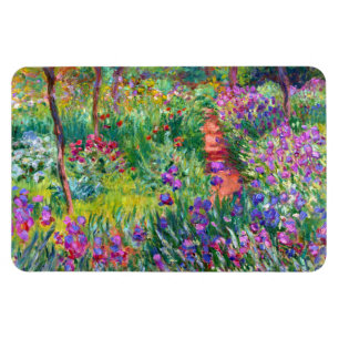 Claude Monet: Iris Garden at Giverny Magnet