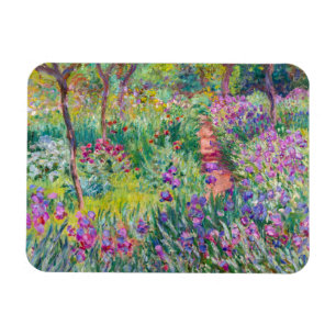 Claude Monet - Iris Garden at Giverny Magnet