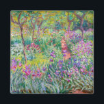 Claude Monet - Iris Garden at Giverny Magnet<br><div class="desc">The Iris Garden at Giverny / The Artists Garden at Giverny - Claude Monet,  1899-1900</div>