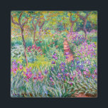 Claude Monet - Iris Garden at Giverny Magnet<br><div class="desc">The Iris Garden at Giverny / The Artists Garden at Giverny - Claude Monet,  1899-1900</div>