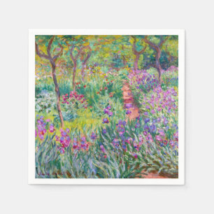 Claude Monet - Iris Garden at Giverny Pappersservett