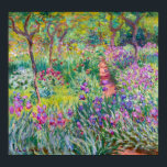 Claude Monet - Iris Garden at Giverny Poster<br><div class="desc">The Iris Garden at Giverny / The Artists Garden at Giverny - Claude Monet,  1899-1900</div>