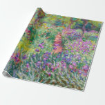 Claude Monet - Iris Garden at Giverny Presentpapper<br><div class="desc">The Iris Garden at Giverny / The Artists Garden at Giverny - Claude Monet,  1899-1900</div>