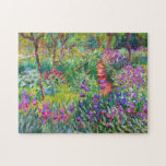 Claude Monet: Iris Garden at Giverny Pussel<br><div class="desc">Ett färglöst klassiskt pussel med iris-trädgården i Giverny,  som målats av den Fransk konstapeln Claude Monet.</div>