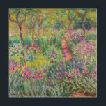 Claude Monet - Iris Garden at Giverny Trätavla<br><div class="desc">The Iris Garden at Giverny / The Artists Garden at Giverny - Claude Monet,  1899-1900</div>