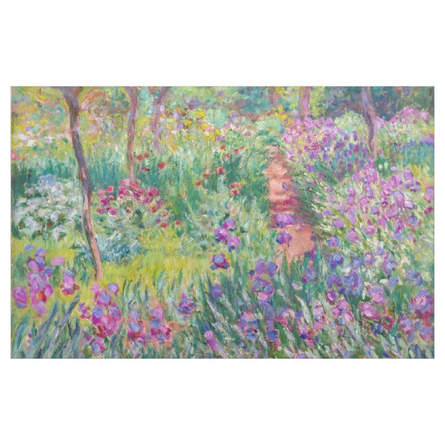 Claude Monet - Iris Garden at Giverny Tyg (Yard)