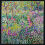 Claude Monet - Iris Garden at Giverny Tygservett<br><div class="desc">The Iris Garden at Giverny / The Artists Garden at Giverny - Claude Monet,  1899-1900</div>