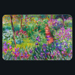 Claude Monet: Iris Garden på Giverny Magnet<br><div class="desc">En färgstark,  klassisk,  flexibel magnet med iris-trädgården i Giverny,  som målats av den Fransk konstapeln Claude Monet.</div>