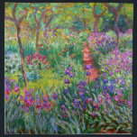 Claude Monet: Iris Garden på Giverny Tygservett<br><div class="desc">En färglös uppsättning med fyra klassiska blöjor med iris-trädgården i Giverny,  som målats av den Fransk imponerande målaren Claude Monet.</div>
