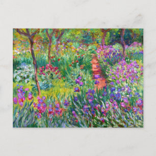 Claude Monet: Iris Garden på Giverny Vykort