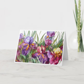Claude Monet Iris Kort