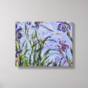 Claude Monet - Iris Mauves Canvastryck
