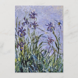 Claude Monet - Iris Mauves Inbjudningar