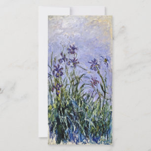 Claude Monet - Iris Mauves Julkort