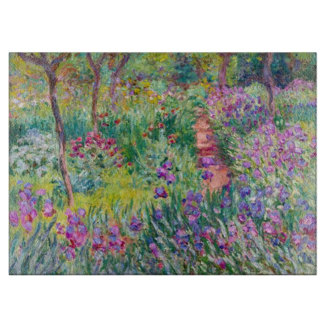 Claude Monet - Iris trädgården i Giverny (Framsidan)