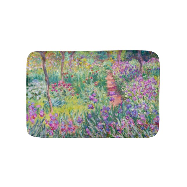Claude Monet - Iris trädgården i Giverny Badrumsmatta (Framsidan)