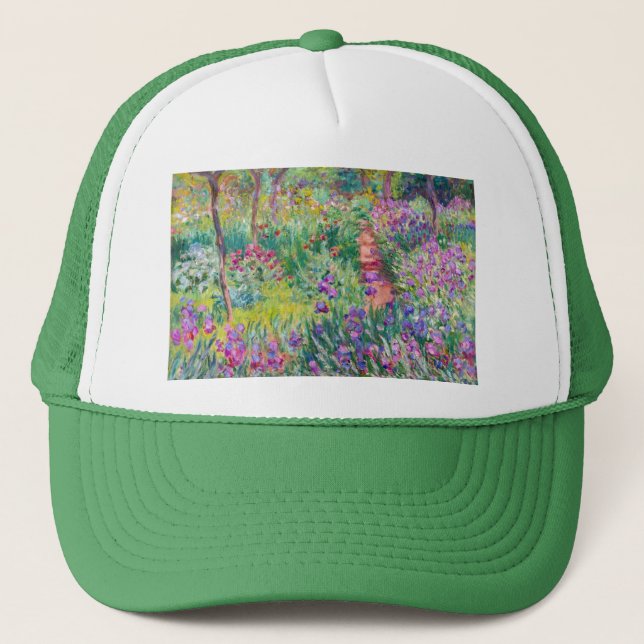 Claude Monet - Iris trädgården i Giverny Keps (Framsida)