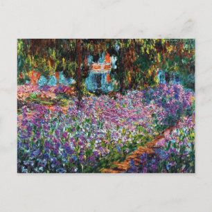 Claude Monet: Irisar i Monets trädgård Vykort