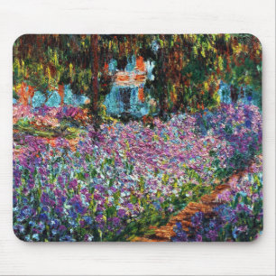 Claude Monet: Irises i Monets trädgård Musmatta