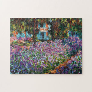 Claude Monet: Irises i Monets trädgård Pussel