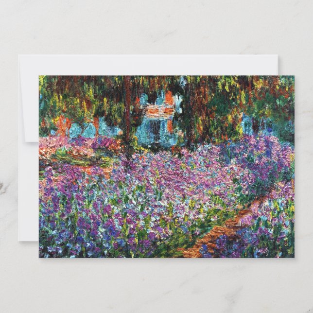 Claude Monet: Irises in Monet's Garden (Framsida)
