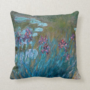Claude Monet: Irises och näckrosor Kudde