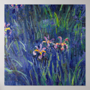Claude Monet - Irises Poster