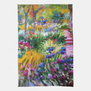 Claude Monet: Iristrädgård vid Giverny Kökshandduk
