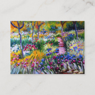 Claude Monet: Iristrädgård vid Giverny Visitkort