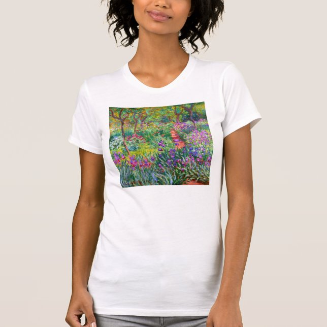 Claude Monet: Iristrädgården på Giverny Tee Shirt (Framsida)